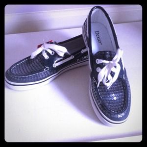 Sequined Boat Shoes