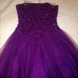Purple formal/homecoming style dress