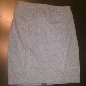 Gray Express Pencil Skirt