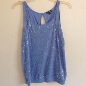 Express sequined top