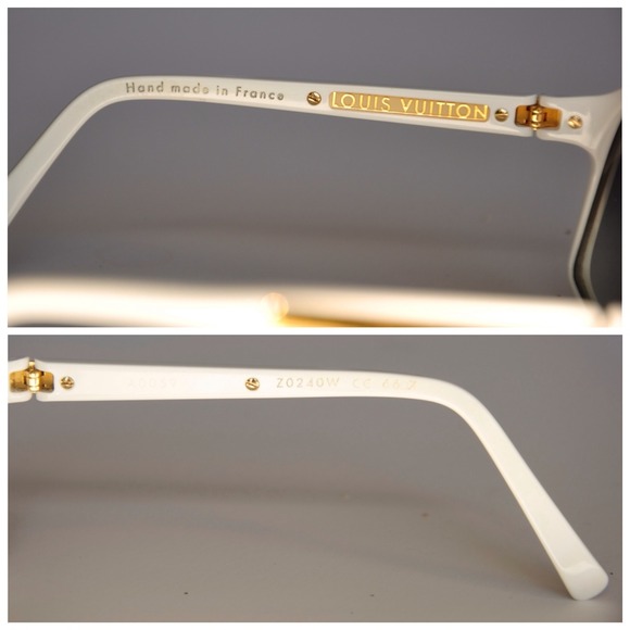 Louis Vuitton Evidence Sunglasses | WHITE & GOLD - Picture 3 of 4