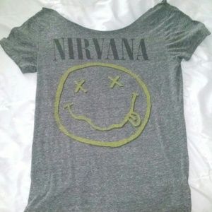 Nirvana cutout tee