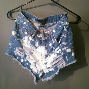 High wasted shorts