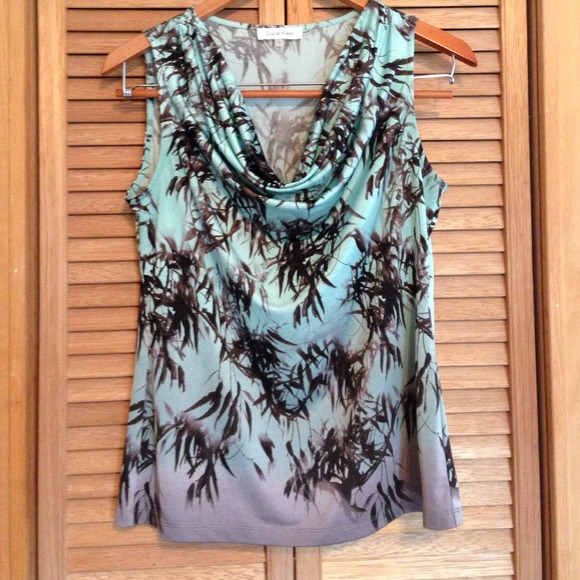 Calvin Klein sleeveless blouse