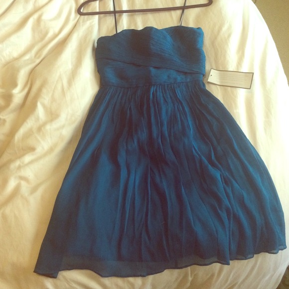 JCrew Strapless Bridemaid Dress- Size 2
