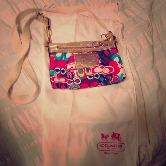 Coach over the shoulder purse