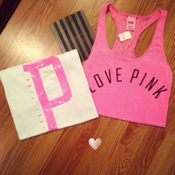 Victoria secret pink tops