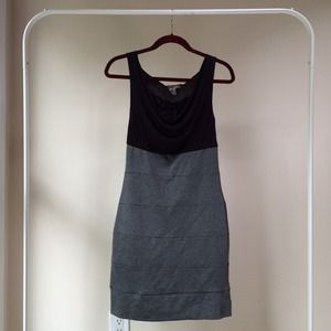 Black and Grey Dress