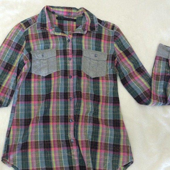 zara plaid shirt