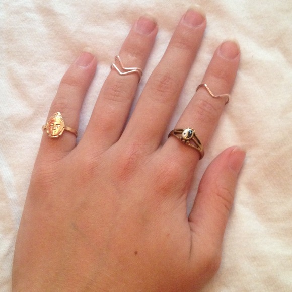🌻RESERVED🌻 Brandy ring bundle