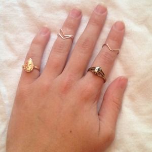 🌻RESERVED🌻 Brandy ring bundle