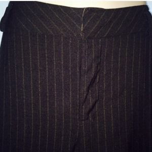 Willi Smith grey pinstripe cuffed dress pants