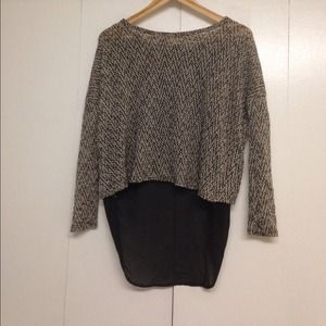 NWOT semi-sheer sweater
