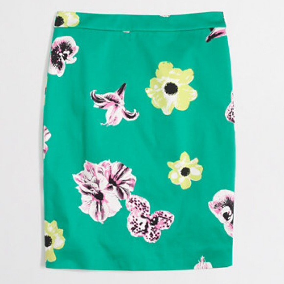 J.Crew Factory Punk Floral Skirt