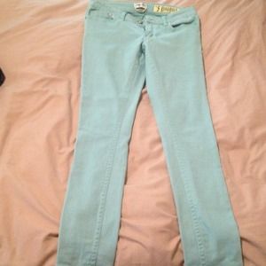Mint colored pants
