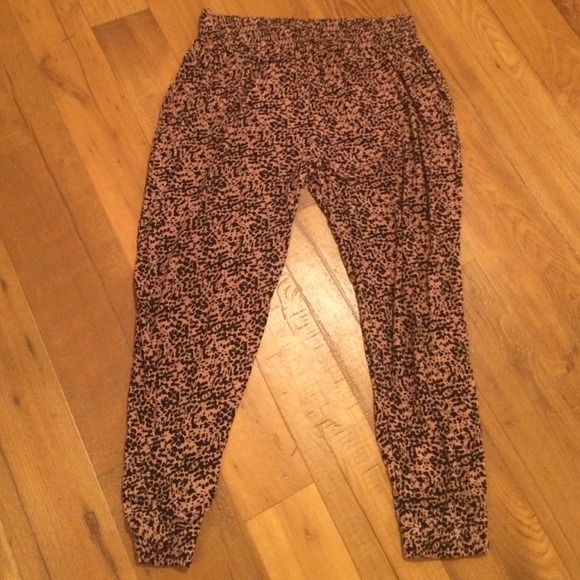 Animal Print Harem Pants