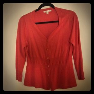 CAbi burnt orange cardigan