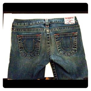 True religion size 27 boot cut jeans