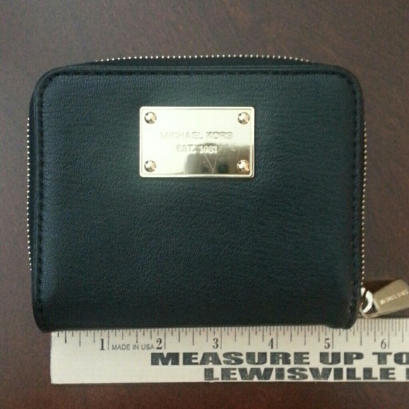 Michael Kors black wallet- used!