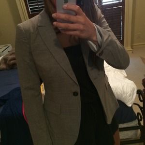 Gray banana republic blazer