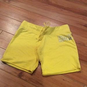 Yellow shorts