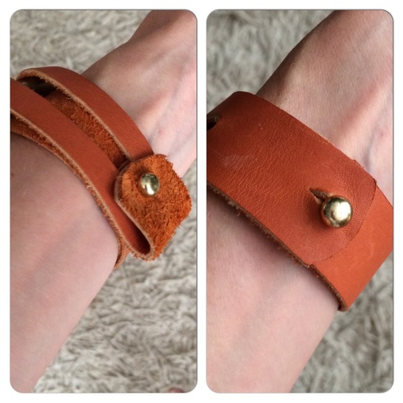 Jewelry - Orange leather bracelet Jewelry - Orange leather bracelet