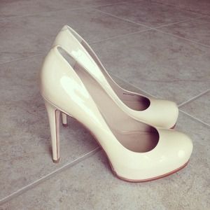 Nude Irina Patent Leather Pumps