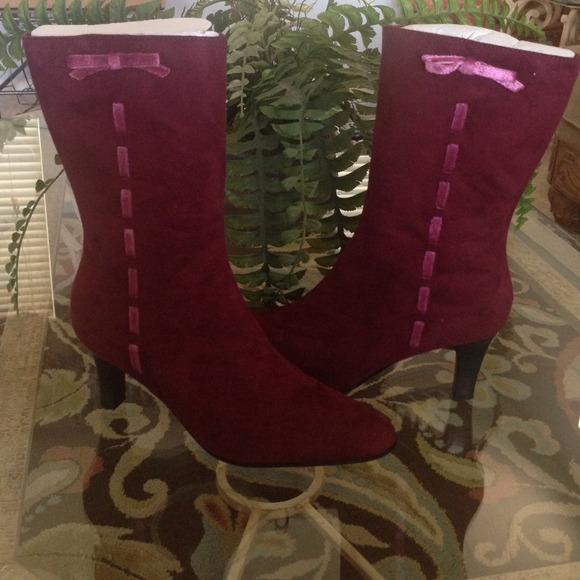 Burgundy Boots
