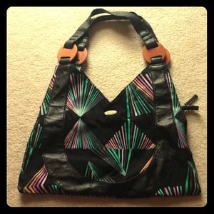 Retro black purse