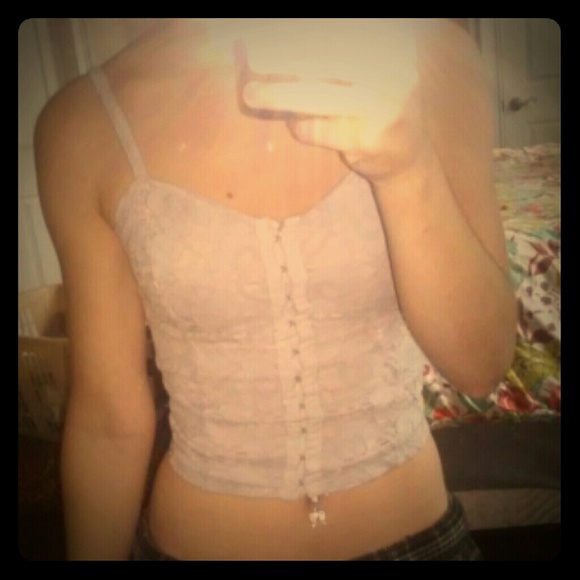 Charlotte russe button up tank!