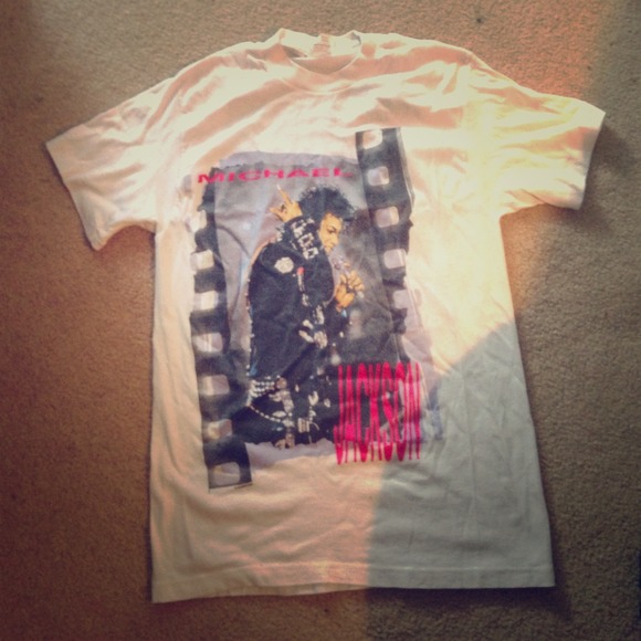 Michael Jackson vintage tour t shirt