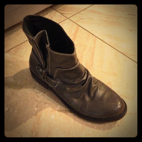 Dark Gray Boots