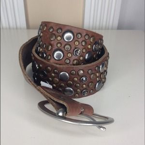 Leather Studded Belt