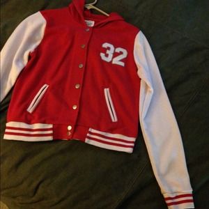 Red and White "Varsity" Sweater