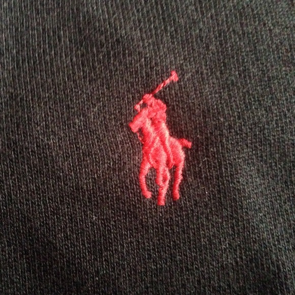 (Authentic) Polo Ralph Lauren Black Hoodie - Picture 3 of 3