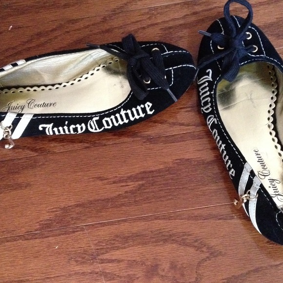 Juicy Couture Shoes - Juicy. Couture. Preowned  black suede flats