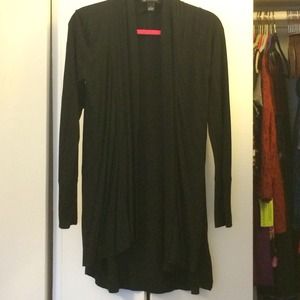 INC Black Open Sweater/ Shawl