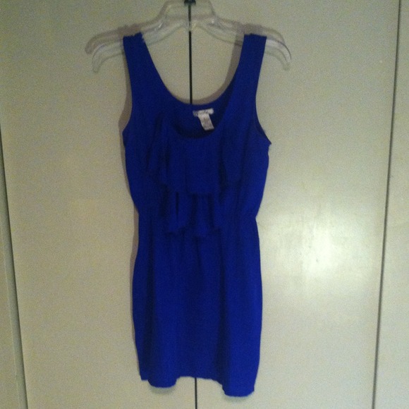 Blue Ruffled Dress