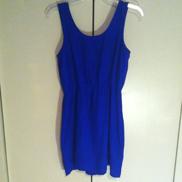 Blue Ruffled Dress - Picture 3 of 3