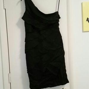 One Shoulder Little Black Dress