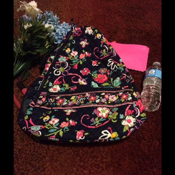 *Sold* Vera Bradley Sling Tennis Backpack Ribbons