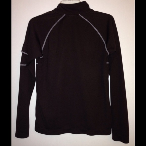 ❎Sold in Bundle❎Half Zip Brown Athletic Top - Picture 2 of 2