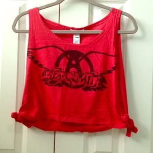 Aerosmith crop top