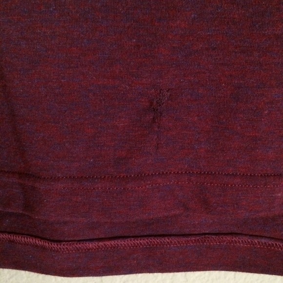 AMERICAN APPAREL - Crop Tank (Heathered Burgundy) - Picture 3 of 4