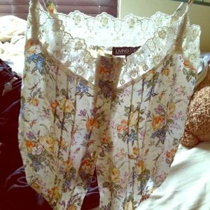 Beautiful baby doll Cami , floral