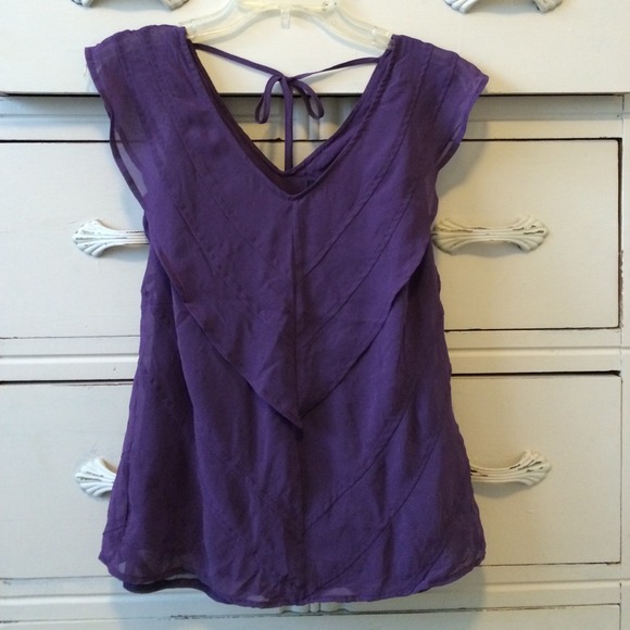 Purple Banana Republic Blouse