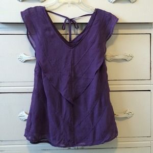 Purple Banana Republic Blouse