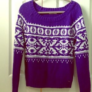 Purple sweater