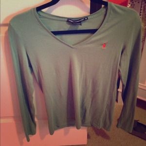 Ralph Lauren Green V-neck