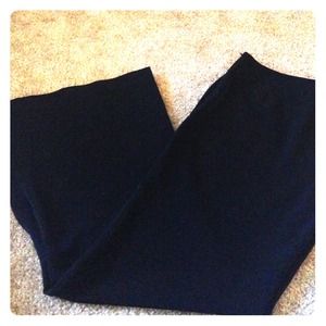 Super cute Black flared work pants
